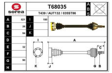 Hnací hřídel EAI T68035