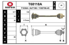 Hnací hřídel EAI T68118A