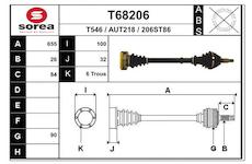 Hnací hřídel EAI T68206