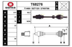 Hnací hřídel EAI T68276
