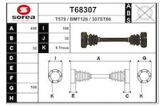 Hnací hřídel EAI T68307