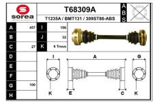 Hnací hřídel EAI T68309A