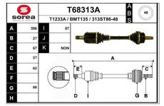 Hnací hřídel EAI T68313A