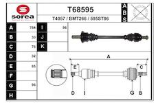 Hnací hřídel EAI T68595