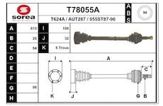 Hnací hřídel EAI T78055A