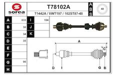 Hnací hřídel EAI T78102A