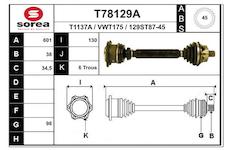 Hnací hřídel EAI T78129A