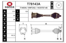 Hnací hřídel EAI T78143A