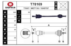 Hnací hřídel EAI T78169