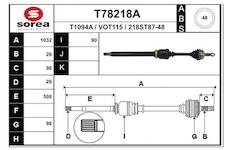 Hnací hřídel EAI T78218A