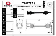 Hnací hřídel EAI T78277A1