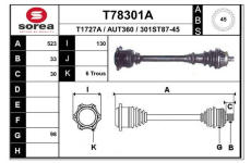 Hnací hřídel EAI T78301A
