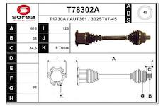 Hnací hřídel EAI T78302A