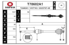 Hnací hřídel EAI T78602A1