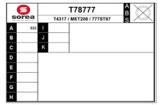 Hnací hřídel EAI T78777