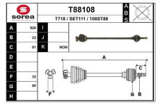 Hnací hřídel EAI T88108