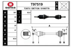 Hnací hřídel EAI T97519