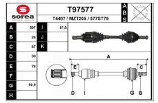 Hnací hřídel EAI T97577