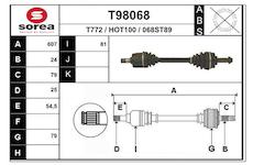 Hnací hřídel EAI T98068