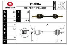 Hnací hřídel EAI T98084