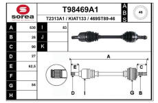 Hnací hřídel EAI T98469A1