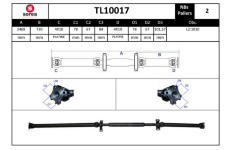 Kloubovy hridel, pohon napravy EAI TL10017