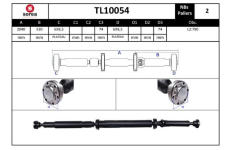 Kloubovy hridel, pohon napravy EAI TL10054