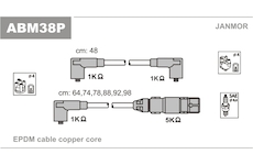Sada kabelů pro zapalování JANMOR ABM38P