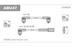 Sada kabelů pro zapalování JANMOR ABU47
