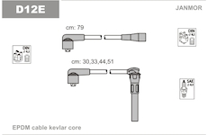 Sada kabelů pro zapalování JANMOR D12E