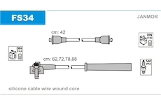 Sada kabelů pro zapalování JANMOR FS34