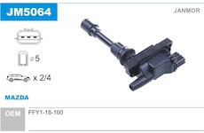 Zapalovací cívka JANMOR JM5064