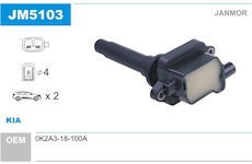 Zapalovací cívka JANMOR JM5103
