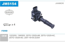 Zapalovací cívka JANMOR JM5154