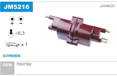 Zapalovací cívka JANMOR JM5216