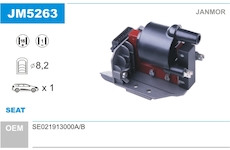 Zapalovací cívka JANMOR JM5263