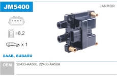 Zapalovací cívka JANMOR JM5400