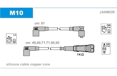 Sada kabelů pro zapalování JANMOR M10