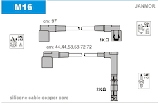 Sada kabelů pro zapalování JANMOR M16