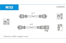 Sada kabelů pro zapalování JANMOR M32