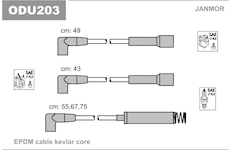 Sada kabelů pro zapalování JANMOR ODU203