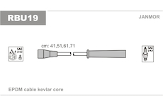 Sada kabelů pro zapalování JANMOR RBU19