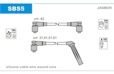 Sada kabelů pro zapalování JANMOR SBS5
