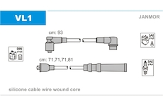 Sada kabelů pro zapalování JANMOR VL1