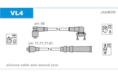 Sada kabelů pro zapalování JANMOR VL4