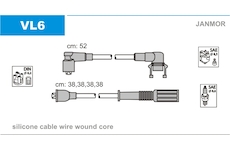 Sada kabelů pro zapalování JANMOR VL6