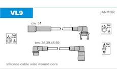 Sada kabelů pro zapalování JANMOR VL9