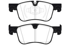 Sada brzdových destiček, kotoučová brzda RAICAM RA.1002.0
