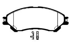 Sada brzdových destiček, kotoučová brzda RAICAM RA.1010.0