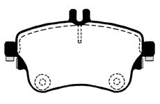 Sada brzdových destiček, kotoučová brzda RAICAM RA.1022.0